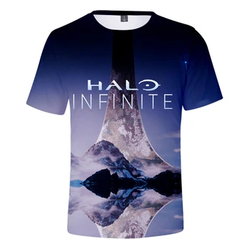 

Halo Infinite T-shirt First-person shooter Game 3D O-Neck Men's Tshirt Women Summer Short Sleeve Streetwear Harajuku Clothes