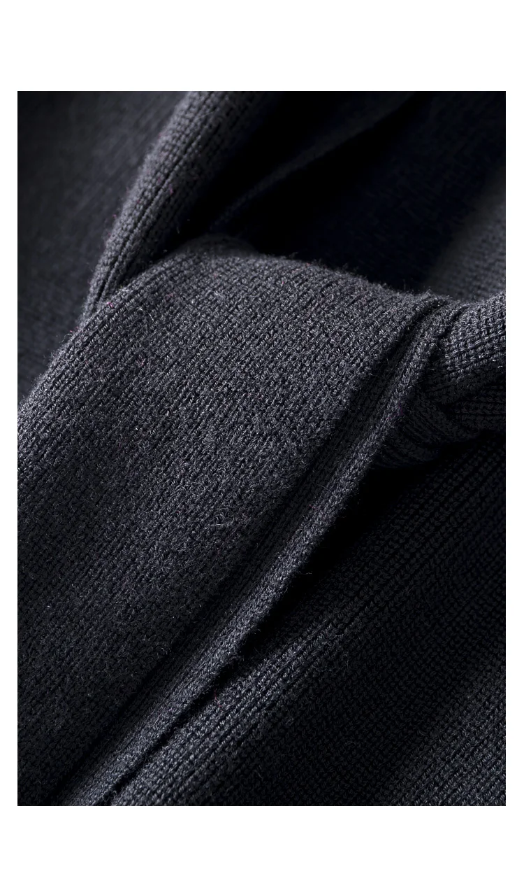 Новое осенне-зимнее женское кашемировое трикотажное платье-свитер с длинными рукавами с высоким воротом и поясом, сексуальные шерстяные платья черного и фиолетового цвета