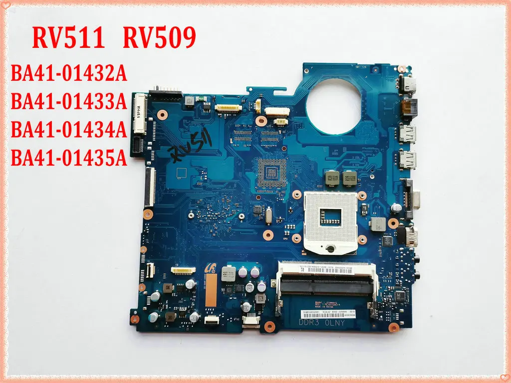 Материнская плата для ноутбука samsung RV511 RV509 BA92-07700A BA92-07700B BA41-01432A BA41-01433A BA41-01434A |