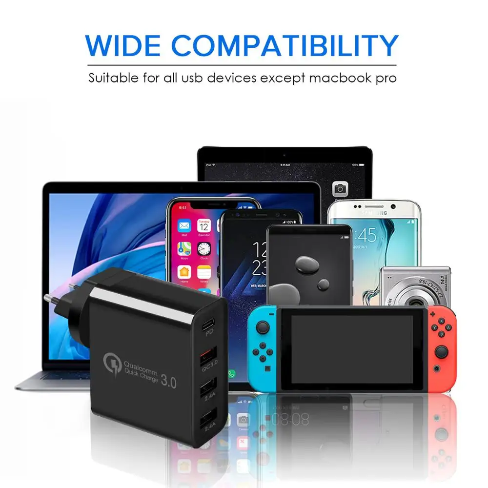 GOOJODOQ PD 48W USB CŸ ,  ƺ  е   Ｚ ȭ HTC, 3.0   