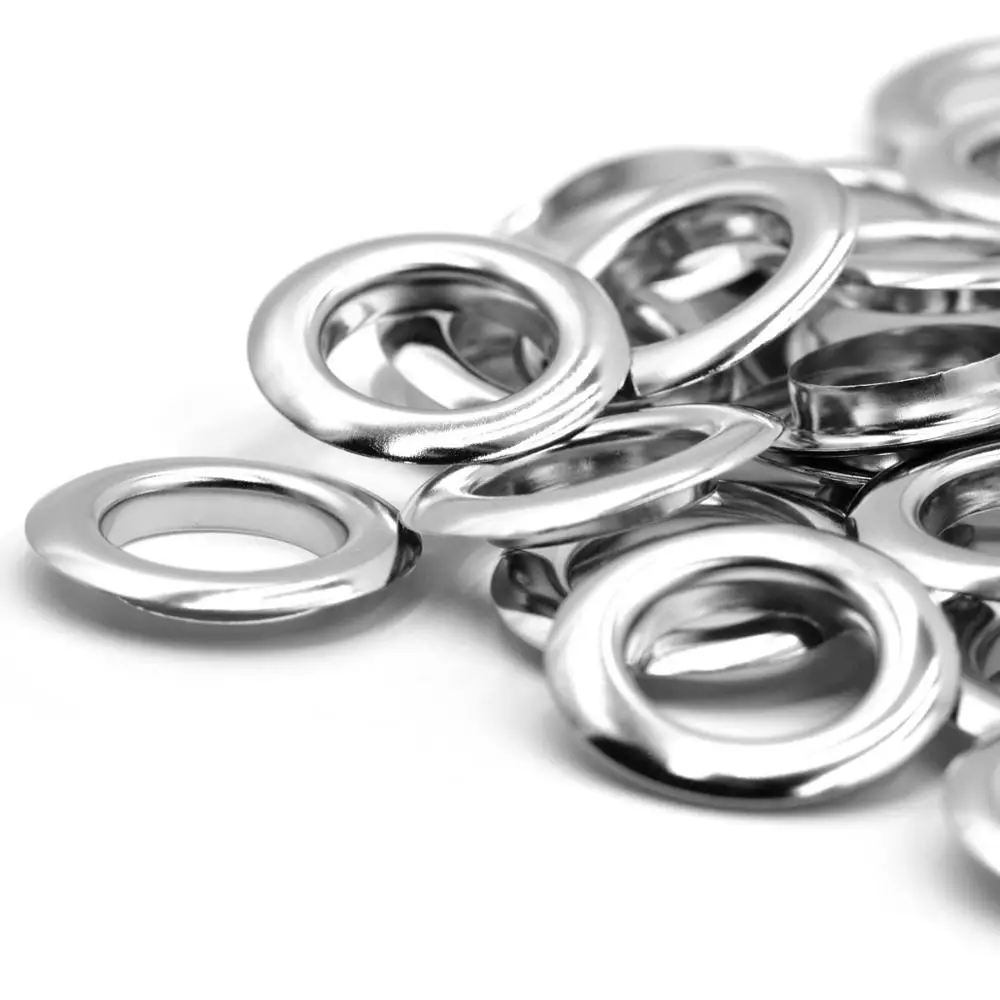Eyelet grommet ring kit Eyelet grommet ring Grommet eyelet kit 10sets 20mm Silver Gold Black Brass Material Big Size Silver Grommet Eyelet With Washer Fit Leather DIY Craft Shoes Belt Cap