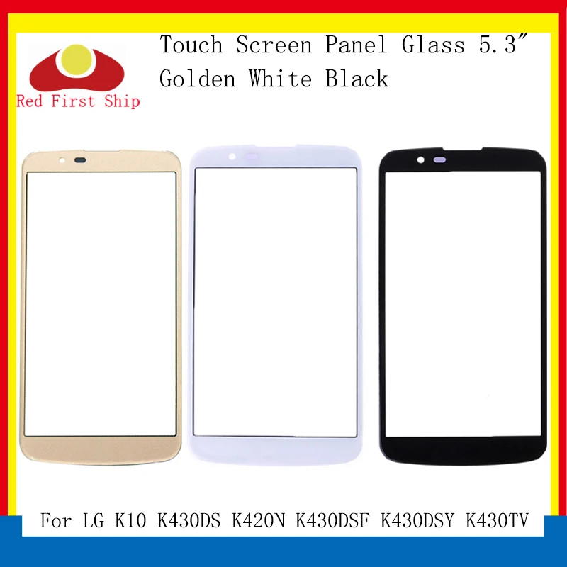 10 шт./лот сенсорный экран для LG K10 LTE K430DS K420N K430DSF K430DSY K430TV Сенсорная панель передняя