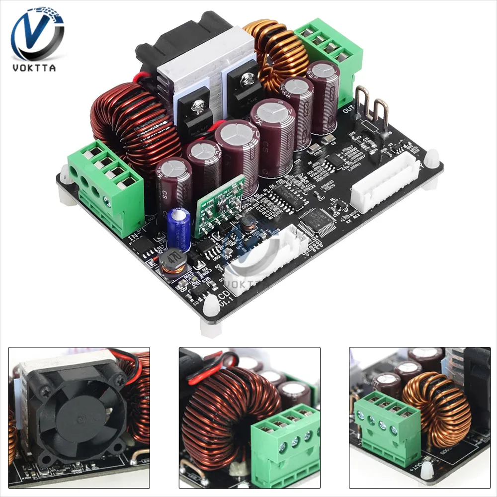 50V DPH5005 Programmable Buck-boost Converter Color Screen Display Adjustable Power Supply With USB And Bluetooth Communication