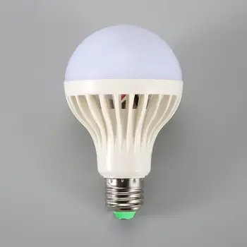 

E27 Auto Sound Sensor LED Globe Bulb Light Lamp 9W AC 220V White Bulb US