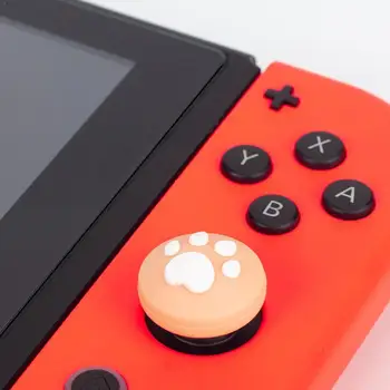 

Cute Cat Claw Sakura Thumb Stick Grip Cap Joystick Cover Controller Switch Lite Joy-Con Thumbstick For Nintend NS Gamepad C Z7D2
