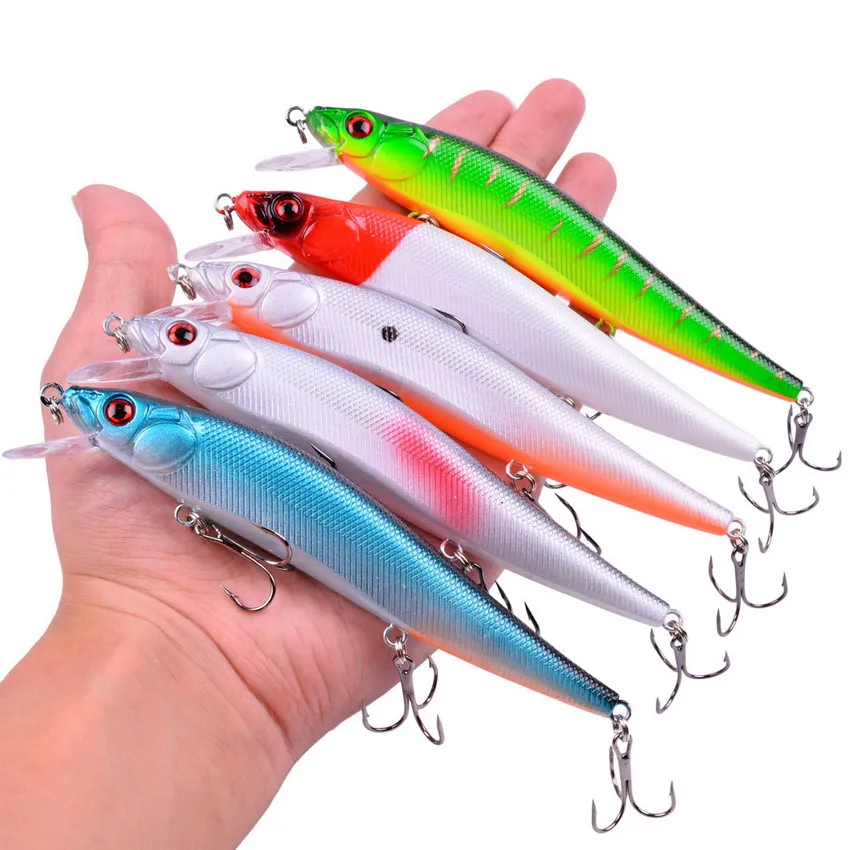 Ceny 10 sztuk twarda przynęta zestaw 23g 14 cm, 11.5 cm 14g wobler wędkarski lur iscas artificiai twarda przynęta Minnow przynęty wobler Crankbait