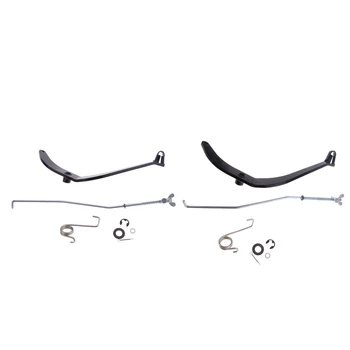 

2 Set Motorcycle Rear Brake Pedal Foot Lever Rod Assembly Spring Kits Replacement for Yamaha PW80