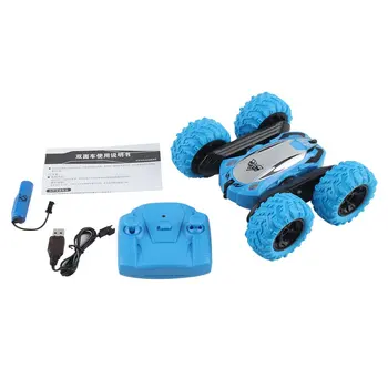 

Off-Road Remote Control Car Four-Wheel Drive Stunt Car With Cool Lighting 2.4G Stunt Double-Sided Car Remote Control Toy Bag