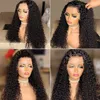 30 32 Inch 13X4 Transparent Kinky Curly Lace Front Wig For Women Human Hair HD Pre Plucked Deep Curly Lace Frontal Closure Wig 3