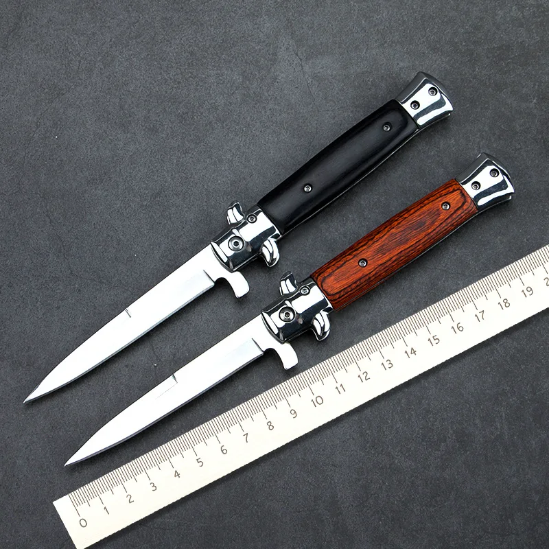 Высококачественный японский Складной нож Тактический нож s Открытый Кемпинг Боевой складной нож+ деревянная ручка походные охотничьи ножи