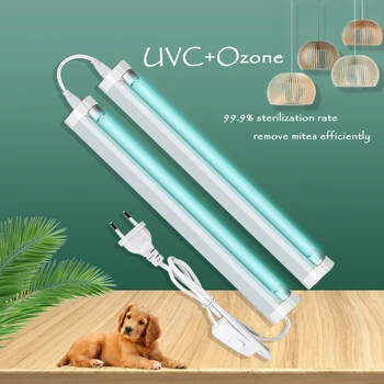 

2pcs UV Sterilizer Lamp 220V 110V T5 Tube Bulb Quartz UVC Ozone Disinfection Lamp Ultraviole Sterilizer Light 6W 8W Bactericidal