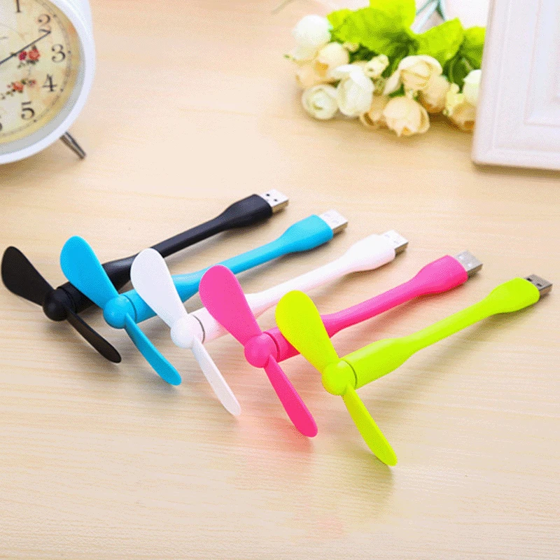 2021 Creative USB Fan Flexible Portable Mini Fan For Power Bank Notebook Computer Summer Gadgets Free Shipping Dropshipping