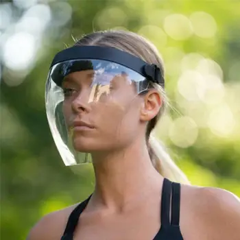 

Reusable Face Shield Transparent Clear Cover Mouth Mask Full Face Mask Comfortable Protective Head Cover Kitchen Tools