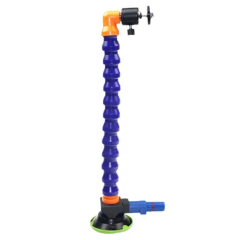 

360 Degree Rotating Car Sunken Repair Tool Strong Hand Pump Suction Cup Base Dent Repair Inspection Lamp Flat Light With Flexibl