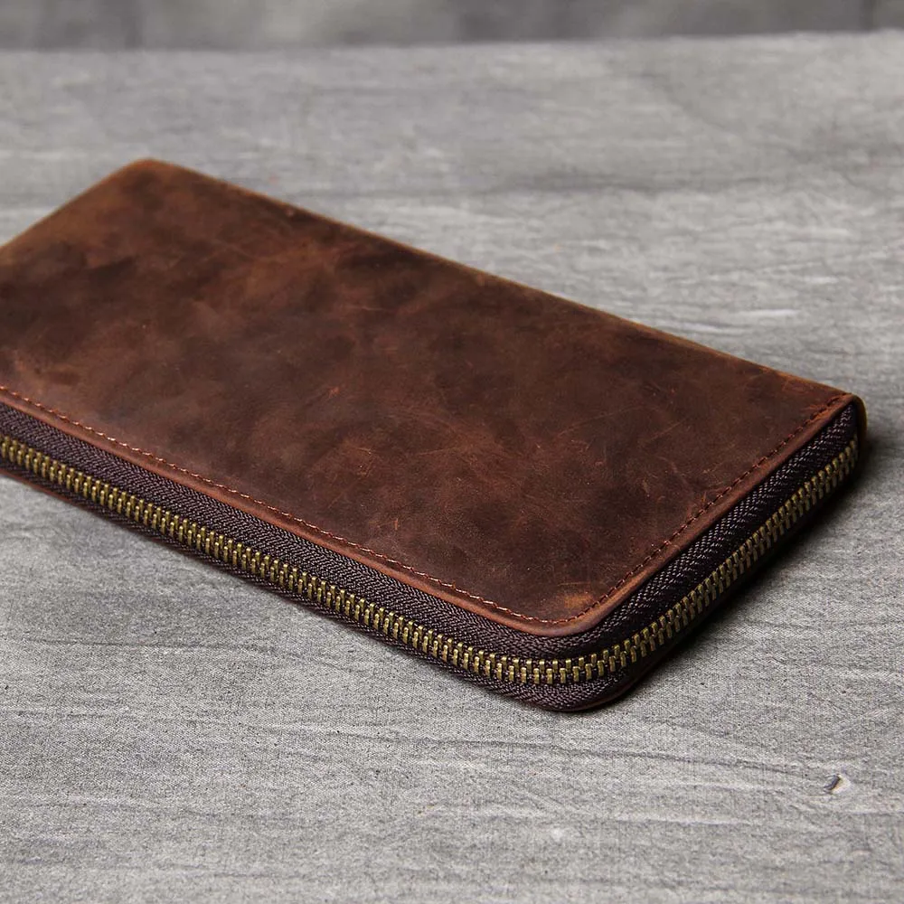 Leather Money Clip Wallet And Credit Card Holder