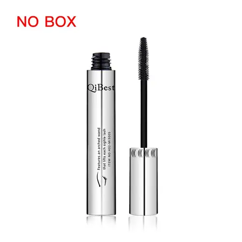 QIBEST 블랙 마스카라 속눈썹 마스카라 4D 실키 속눈썹 연장 속눈썹 메이크업 방수 마스카라 볼륨 아이 화장품 7