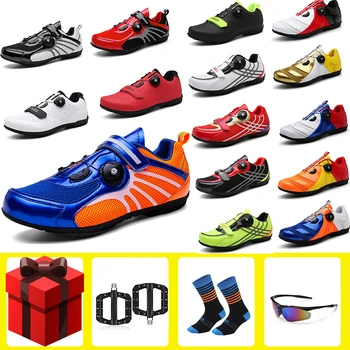 

Road Cycling Shoes Sapatilha Ciclismo MTB Mountain Bike Bicycle Men Sneakers Women Non-Locking Triathlon Racing Sports Shoes
