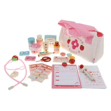 28 шт./упак. деревянный доктор и медсестра Наборы роль ролевые игры, Комплект детских кубиков, игрушки-для маленькой девочки клиника Игры развивающие Рождественский подарок