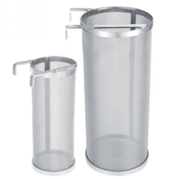 

2Pcs Stainless Steel Homemade Brew Beer Hop Mesh Filter Strainer With Hook Beer Brewing Strainer Home Brew Diy Brewing High Prec