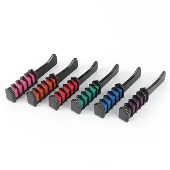 

Hot Portable Disposable Smooth Quick Dry Festival Cosplay Party Temporary Hair Chalk Color Comb Dye Kits Cosmetic Makeup Tools