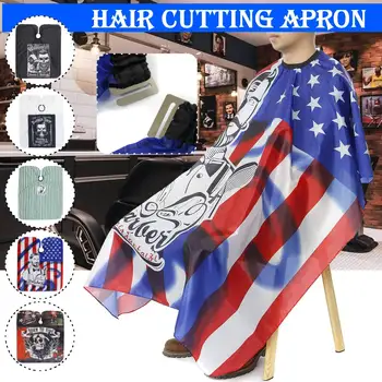 

Best Selling 2020 products Pattern Cutting Hair Waterproof Cloth Salon Barber Cape Hairdressing Hairdresser Apron Haircut capes