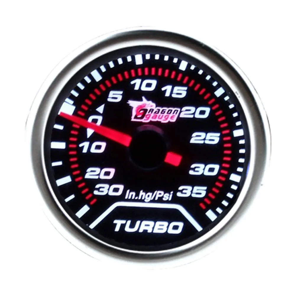 Модифицированный инструмент Boost Gauge Универсальный Мотометр двигатели SUV " 52 мм красный указатель