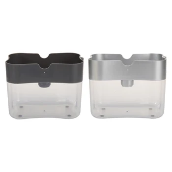 

Manual Press Liquid Dispenser ABS Kitchen Cleaning Soap Organizer Pump Manual Press Liquid Soap Dispenser