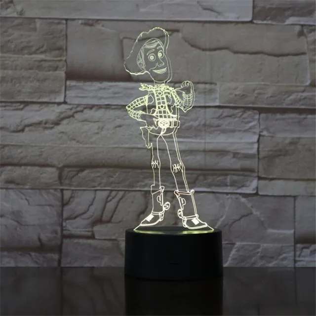 Disney Toy Story 3d Night Light Led Buzz Lightyear Woody Anime Cartoon Bedroom Decor Lampe Luminaria Xmas Kid Baby Gifts Lampara Lights Aliexpress 