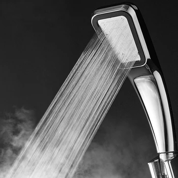 

300 Holes High Pressure Water Saving Rainfall Shower Head ABS Chrome Filter Spray Nozzle Panel Powerful Bathroom Accessory