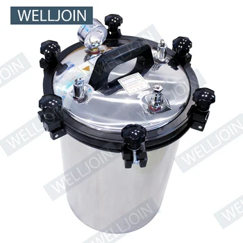 

12L Portable Stainless Steel Heating Autoclave High Pressure Sterilizer Sterilization Pot Pressure Steam 70-106kpa