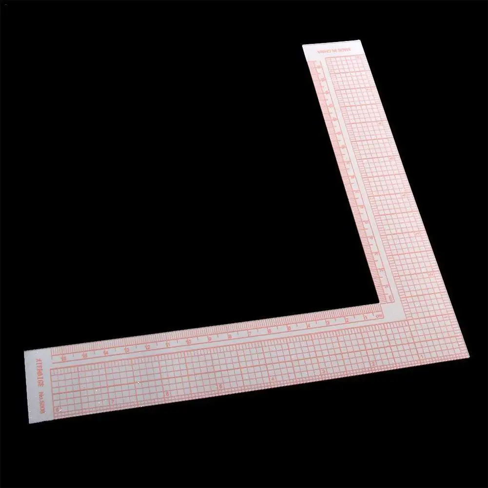 

1Pcs L-Square Shape Ruler Curve Seam Quilt Sewing Ruler DIY Drawing Quilting Ruler Garment Pattern Dress Making Sewing Tools