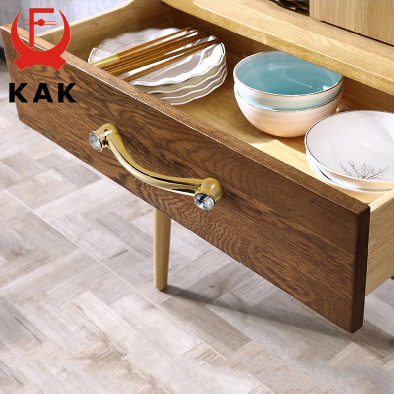Золотая золотая ручка для шкафа KAK золотые ручки коробки обуви дверных ящиков