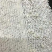 Молочно-белый 3d выпуклый освещает кусок модной ткани 5" Ширина на 1 метр