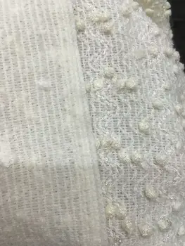 

Free ship Milk white 3d convex illuminates piece of fashion fabric 59" width by 1 meter