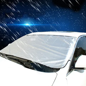 

Car Front Windscreen Cover Snow/Frost/Ice Winter Sun Shade Dust Protector Shield