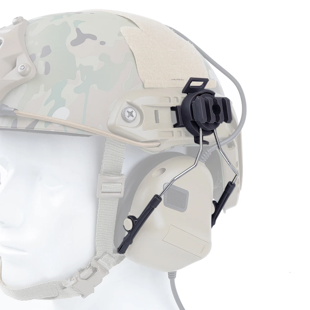 

Military Tactical Helmet Headsets Headphones ARC Rail Adapter For C1 C2 C4 Hunting Army Airsoft Accessories