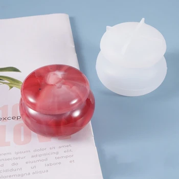 

DIY Crafts Crystal Epoxy Resin Mold Rouge Lipstick Jar Casting Silicone Mould F3MF