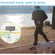 Умные водонепроницаемые мини-часы с системой слежения GPS ошейник для собаки кошки позиционирования гео-забор устройство слежения