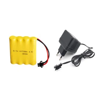 

Rechargeable AA Battery Pack Remote Control Toy Car Battery 4.8V 700mAh Ni-CD Battery SM-2P With 4.8V Charger 4.8V Ni-CD