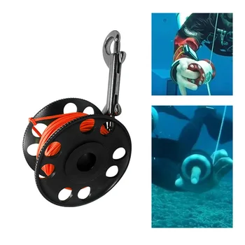 

Swimming Diving Spool Finger Reel Sports Cave Snap Hook Safe Equipment Professional Drift Bolt Practical Accessory 2