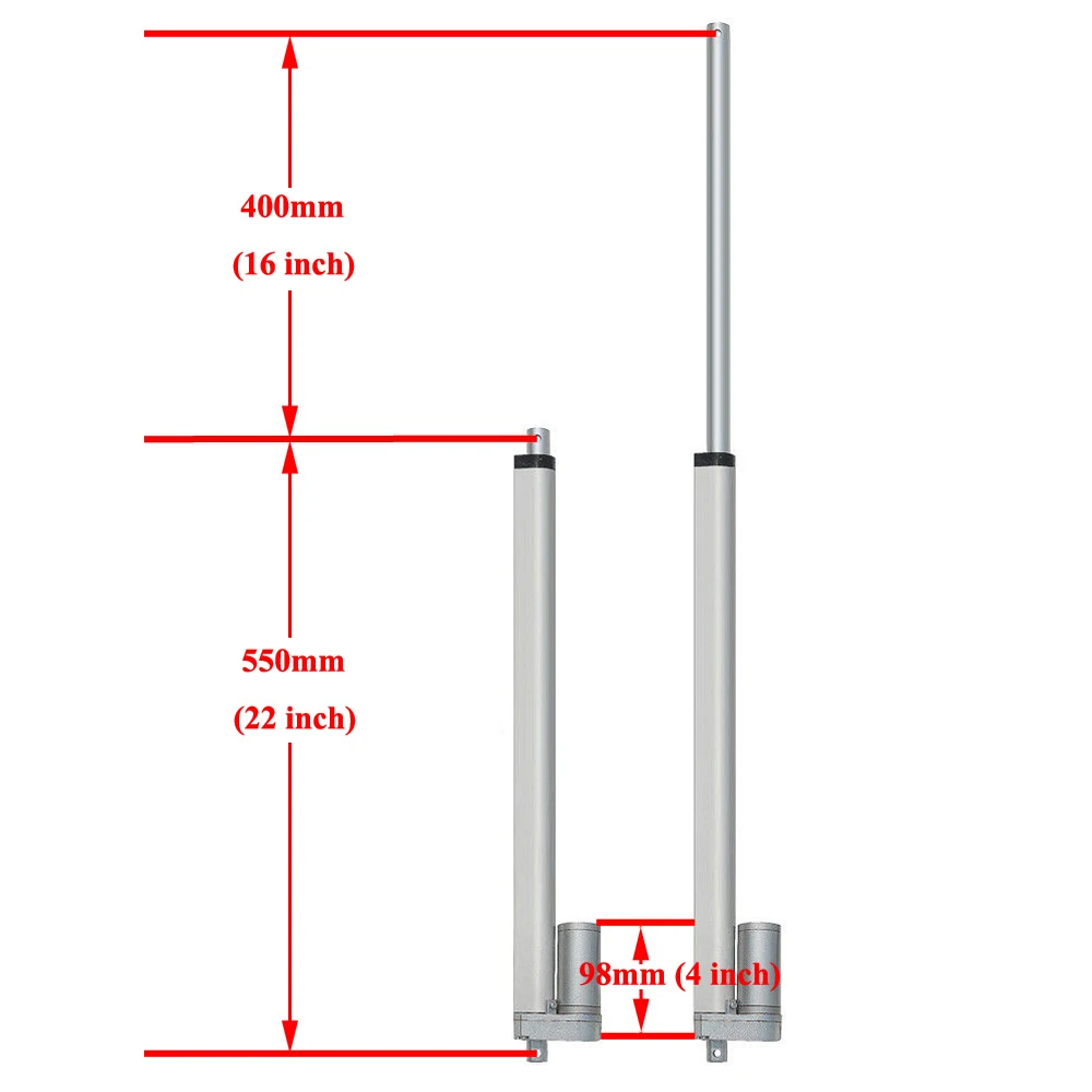 Фото DC 12V Вольт 220lbs 400 мм/16 дюймов тактный линейный привод мотор и пульт дистанционного DC 12V Вольт 220lbs 400 мм/16 дюймов тактный линейный привод мотор и пульт дистанционного