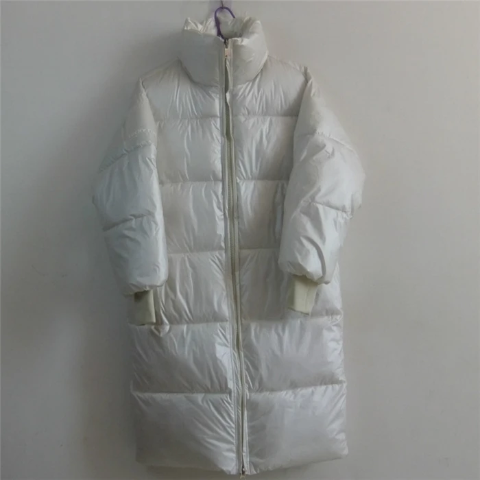white Nagodo, длинная парка ins, для женщин, зима, пальто, большого размера, с хлопковыми вставками, стеганое пальто, Украина, Женская пуховая куртка - Цвет: white