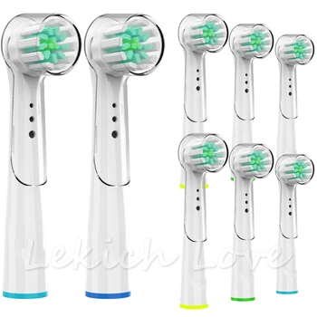 

8Pcs Toothbrush Heads for Oral B Electric Toothbrush, Come with Protecting Cover and Individually Sealed for Healthy Brushing