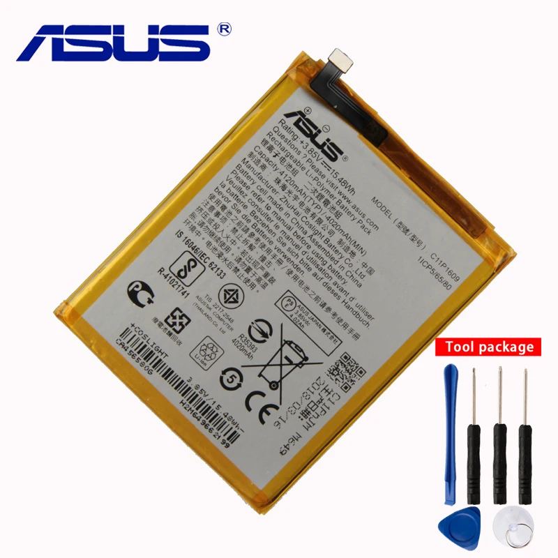 

Original ASUS High Capacity C11P1609 Battery For ASUS Zenfone3 max 5.5" ZC553KL X00DDA Zenfone 4 max 5.2" ZC520KL X00HD