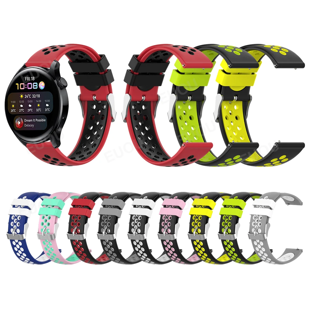 Cinturino Sportivo In Silicone Per Huawei Watch 3 Band Gt 2 Pro Gt2 46Mm / Honor Magicwatch 2/Es Sostituisci Cinturino Da Polso
