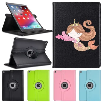 

Ipad 2 3 4 360° Rotating Leather Stand Case Mermaid Princess Cover Protective For 2020 iPad Pro 11 12.9 10.5 7.9 inch Mini 1 2 3