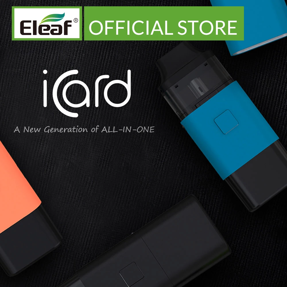 Оригинальный набор электронных сигарет Eleaf 15 Вт iCard комплект с емкостью 2 мл 650 мА ·