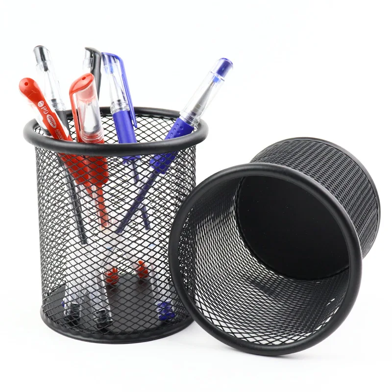 Soporte para bolígrafo de alta calidad, organizador redondo de oficina, soportes para lápices cosméticos, contenedor de papelería, suministros de oficina 1 Uds.