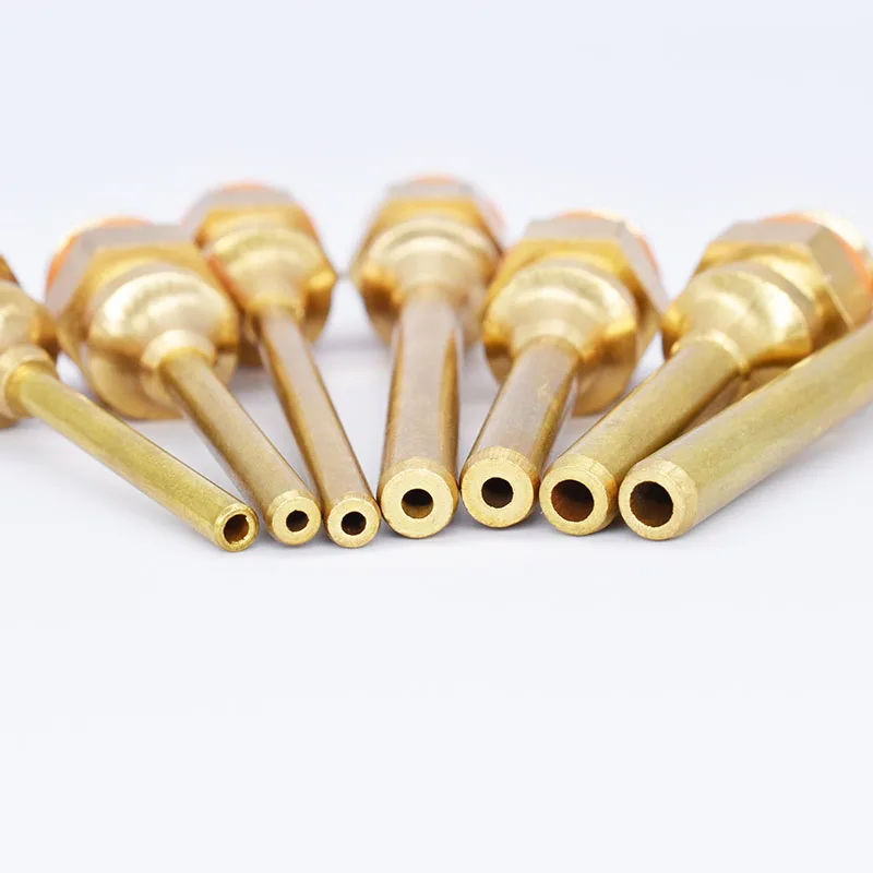 Hot Melt Glue Gun Nozzle Copper 1mm/1.5mm/2mm/6mm Flat With Wrench 1Pcs/Lot