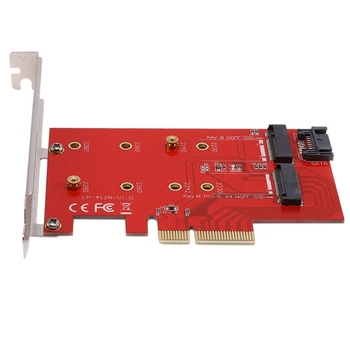 

High Speed Pci-E X4 For Ngff (M.2) Hard Disk Ssd Card Extension Sata Cable Card Adapter For Pc Desktop Pcie Card Adapter